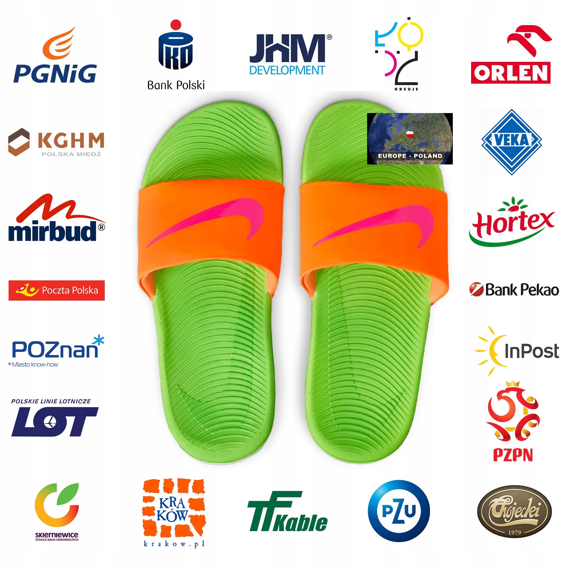 Flip-flops Nike Coffee Brand Nike