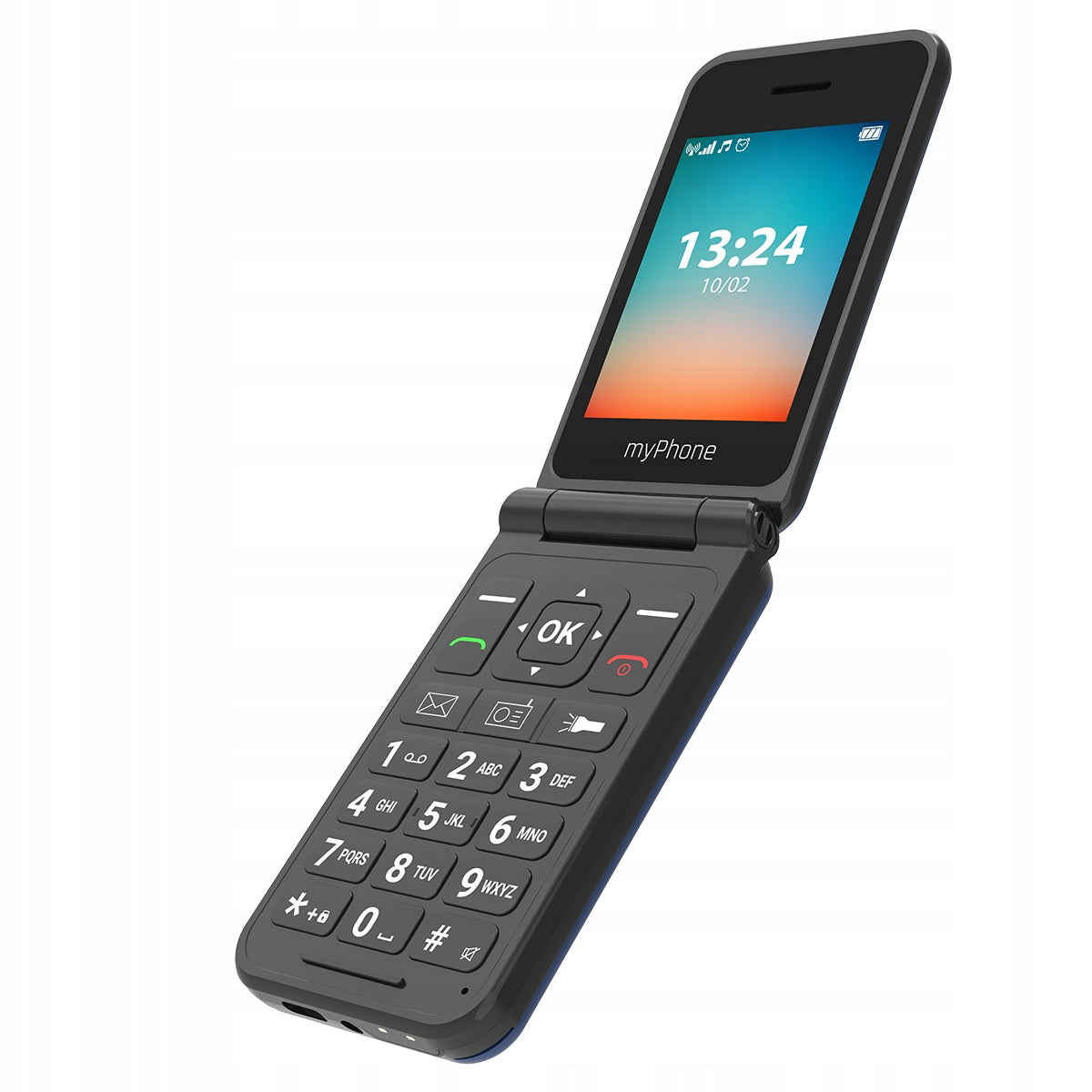 Flip phone myPhone Flip LTE for senior SOS VoLTE 1000 mAh Camera EAN (GTIN) 5902983624998