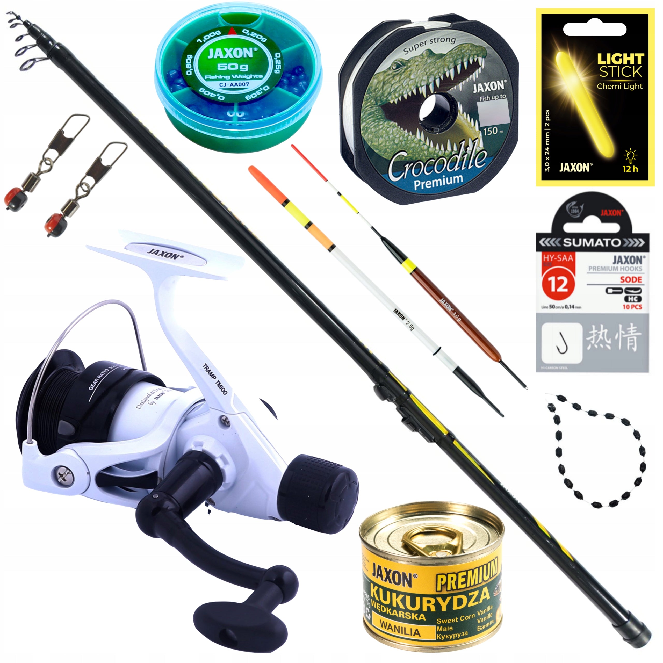 Float set BOLONKA fishing rod reel float accessories JAXON 4m