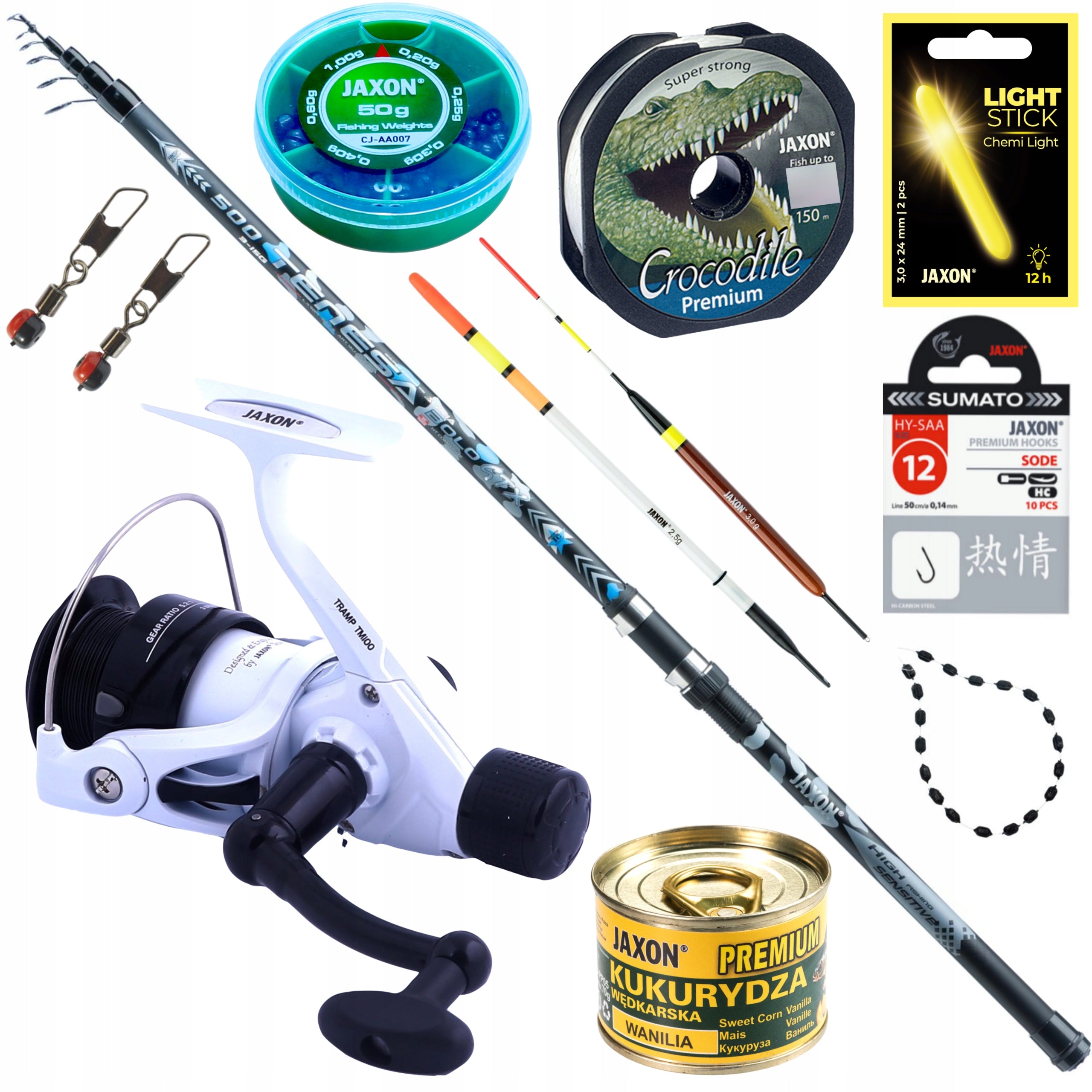 Float set BOLONKA fishing rod reel float accessories JAXON 5m