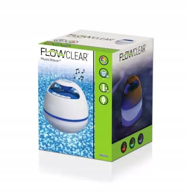 Floating Bluetooth LED Speaker for Pool Bestway 58700 Color white