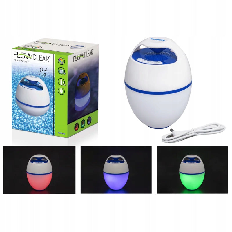 Floating Bluetooth LED Speaker for Pool Bestway 58700