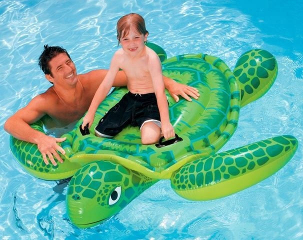 Floating Inflatable Turtle Mattress Swimming Pool Toy for Children 57524 Brand no brand