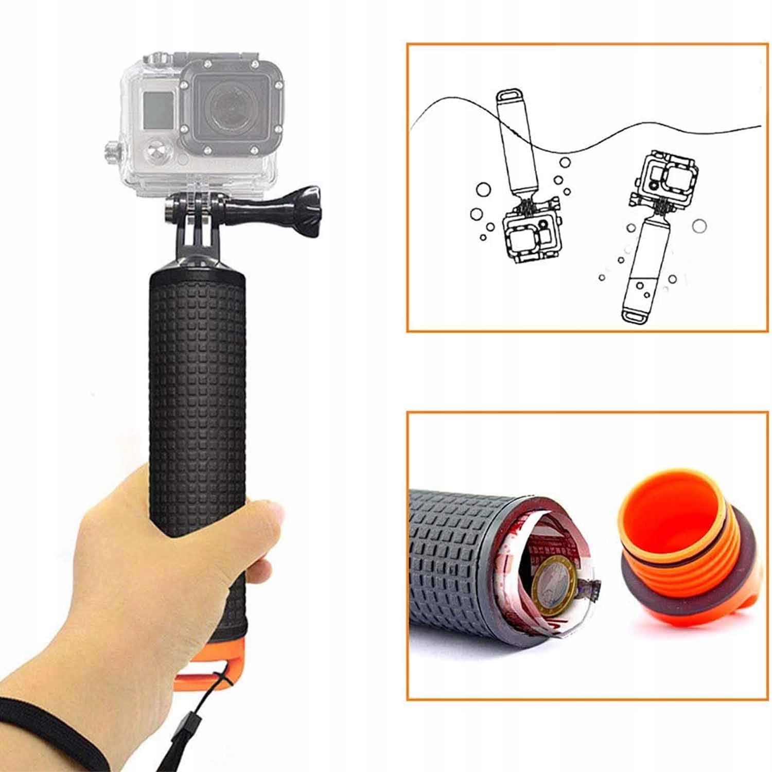 Floating buoy holder for DJI OSMO ACTION 6 NANO buoy Float for Water Akceso Packaging status original