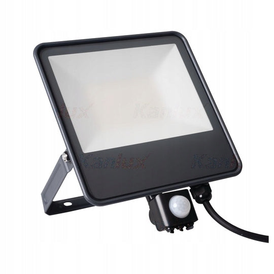 Floodlight IQ-LED Fl-50W-NW-Se IP44 6000lm 4000K black with sensor r