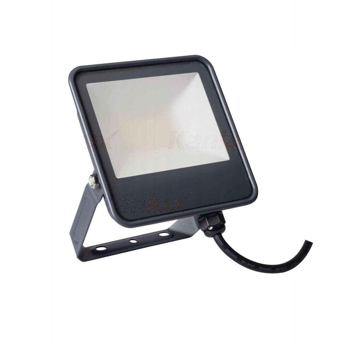 Floodlight Kanlux white neutral 3450lm 30W IP65 Batteries included no