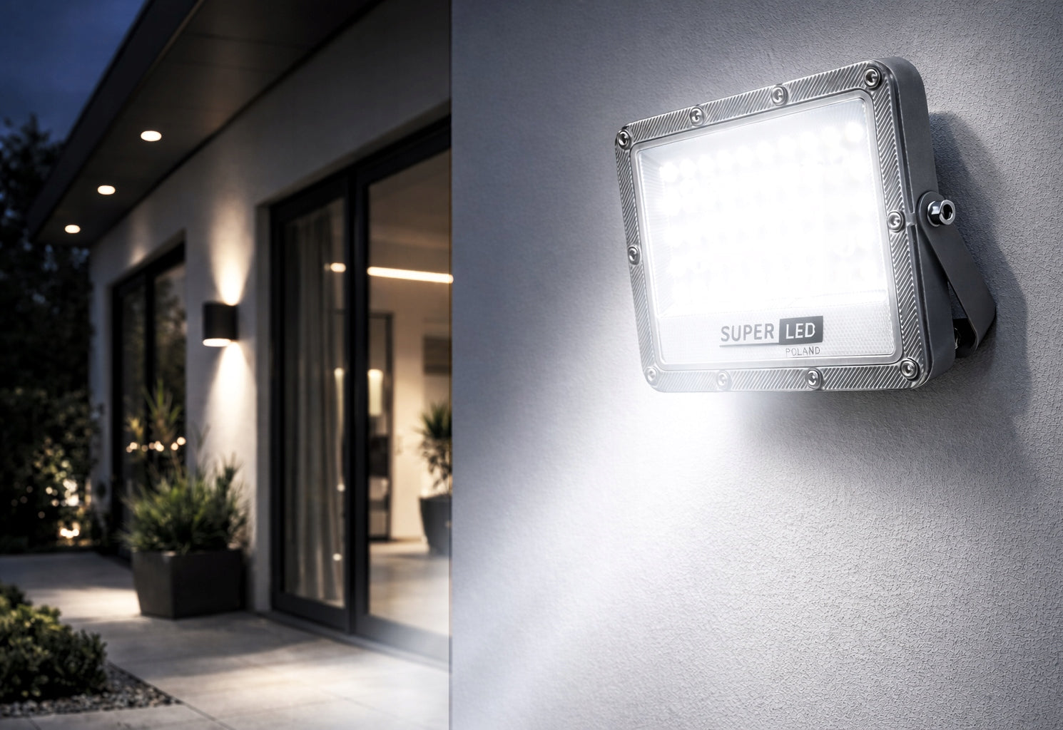 Floodlight LED Halogen Lamp Slim LED 50W 5500lm IP65 PREMIUM SuperLED Rated power 50 W