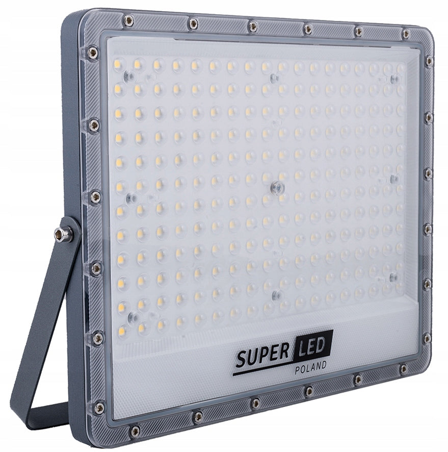 Floodlight LED Halogen Slim LED Lamp 200W 22000lm IP65 PREMIUM SuperLED Batteries included no