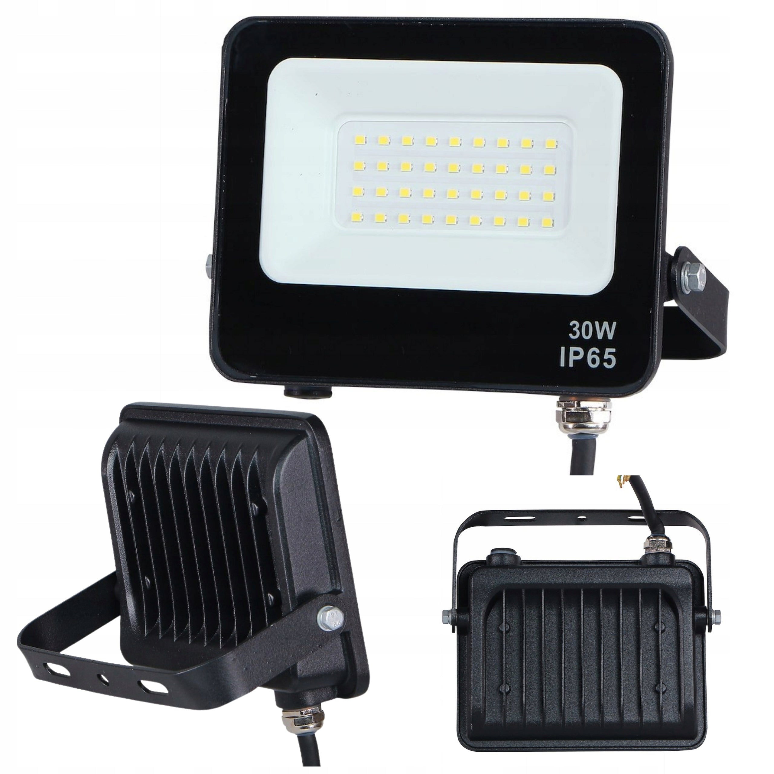 Floodlight LED halogen outdoor work lamp strong small bright 30W 4000K
