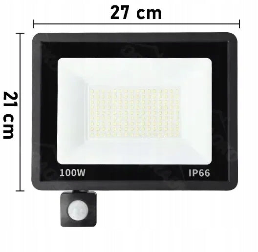 Floodlight Led Halogen Lamp with Motion Sensor Twilight 100w Outdoor Manufacturer code AU-3010Ha