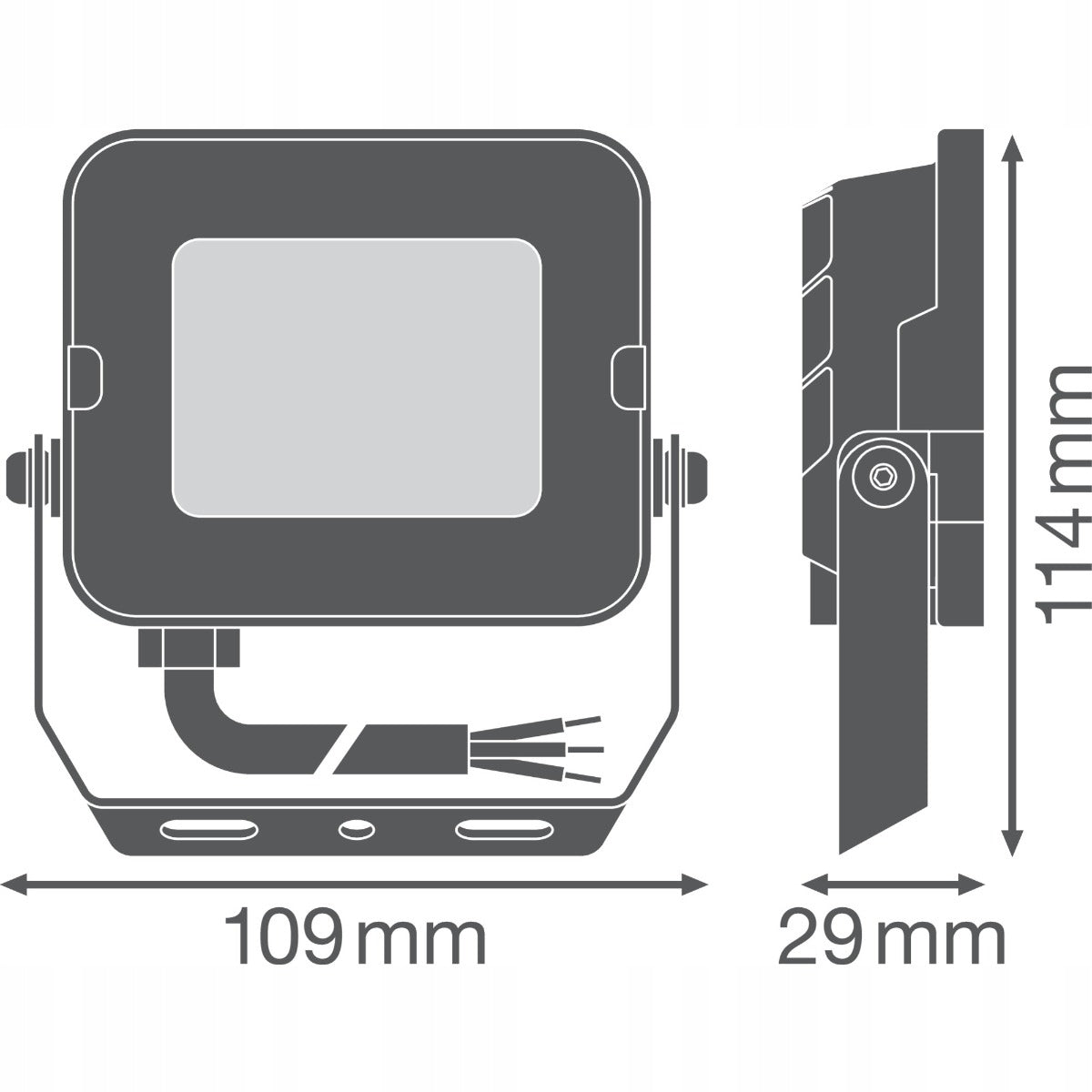 Floodlight Ledvance COMPACT 10W 4000K white neutral 1000lm IP65 White Manufacturer code 0001-00015-17149