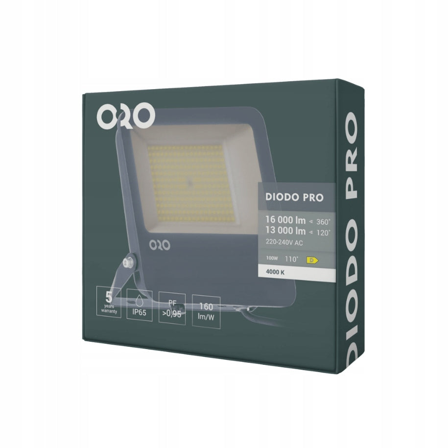 Floodlight ORO DIODO PRO 50W NW 4000K ORO33130 Brand LED-POL