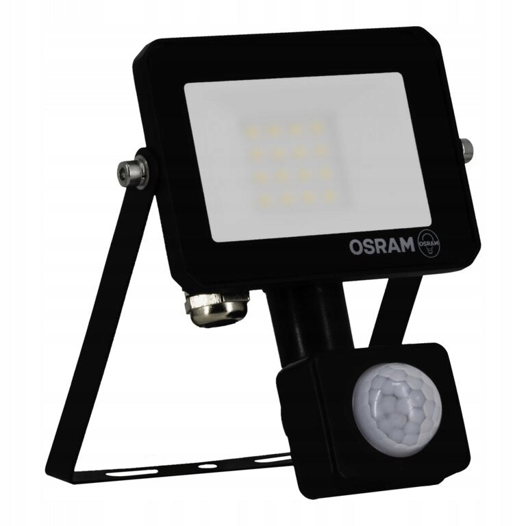 Floodlight Osram halogen motion sensor 10W 4000K neutral 900lm IP65 black