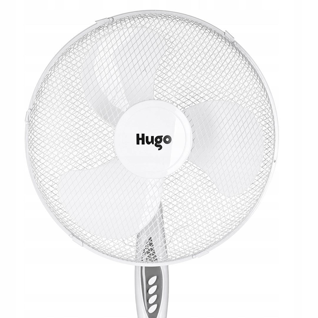 Floor Fan Standing White Power 40W 3 SPEED Oscillation Brand Maestro