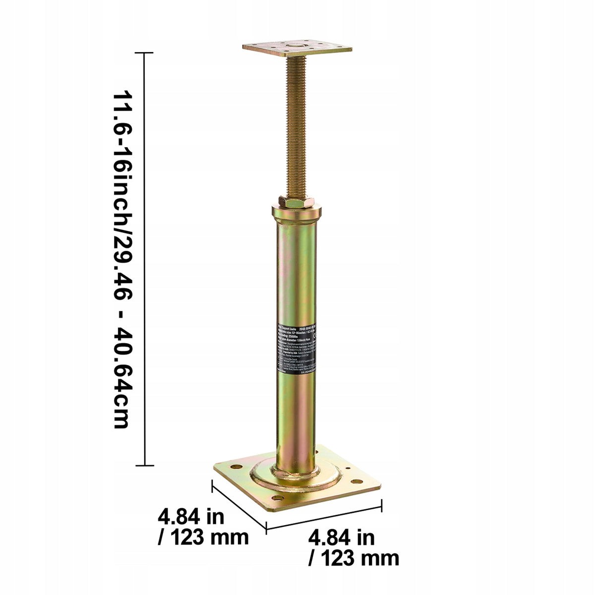 Floor Lift 4Pcs Maximum Load 1134KG Solid Support Maximum lifting height 406 mm