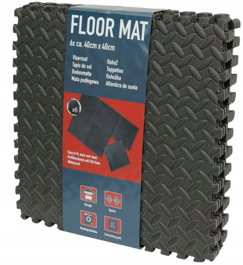 Floor Mat Foam for Gym Equipment Non-Slip PUZZLE 6 Pcs