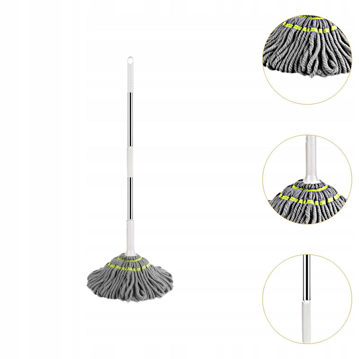 Floor Mop Scrubber Mop Accessories Self Wringing Mop Floor Cleaning Tool Packaging status original