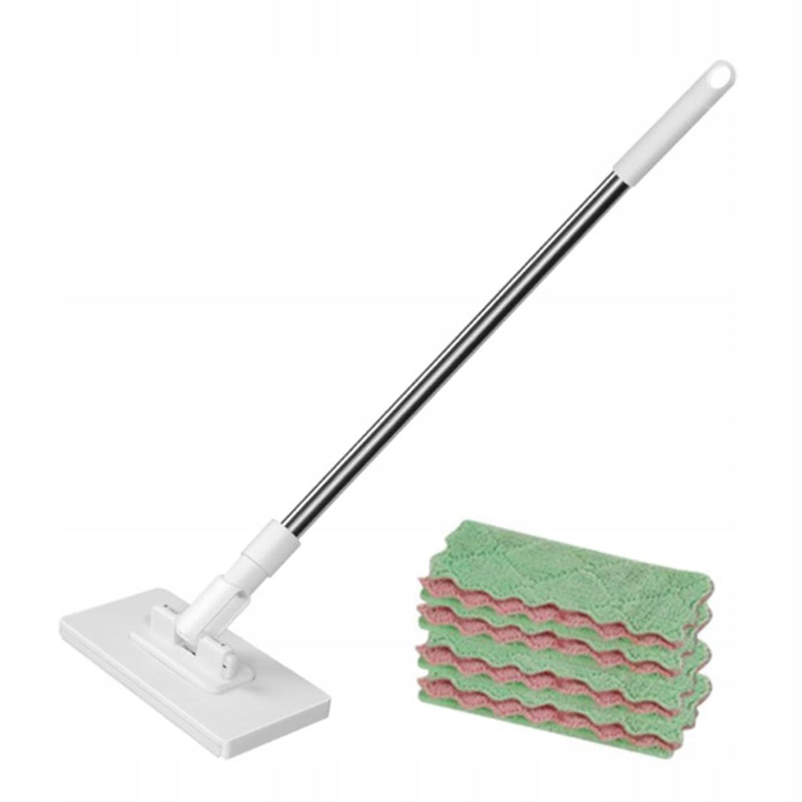Floor Mop with Reusable Washable Pads with Long Handle Professional Flat Packaging status original
