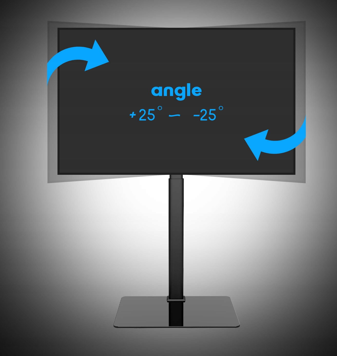 Floor TV Stand Rotating Adjustable Brand Vetouson