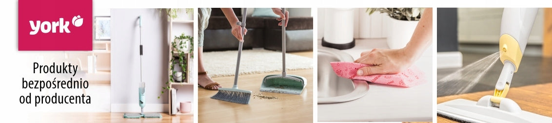 Floor Washer Mop Flat 2in1 Convenient SPRAY & CLEAN York Manufacturer code 4081940-003084