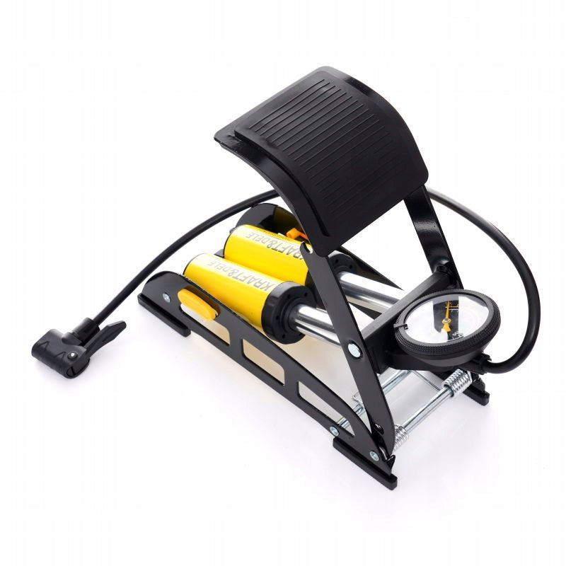 Floor bicycle pump with composite pressure gauge KD11824 Kind floor