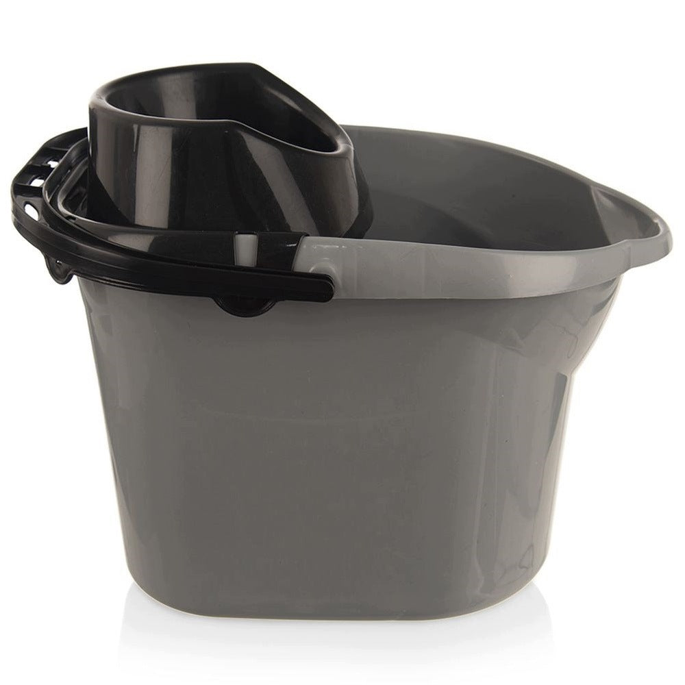 Floor cleaning bucket 12 l with juicer Orion grey for mop
