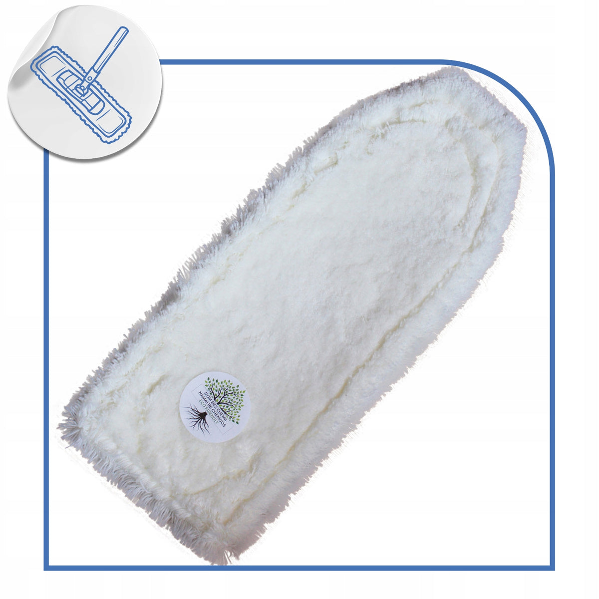 Floor cushion RAYPATH WHITE MOP insert FOOT Tiles Wet windows Brand Raypath