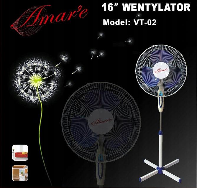Floor fan Amare VT-02 40W- 40cm Manufacturer code Vt-02