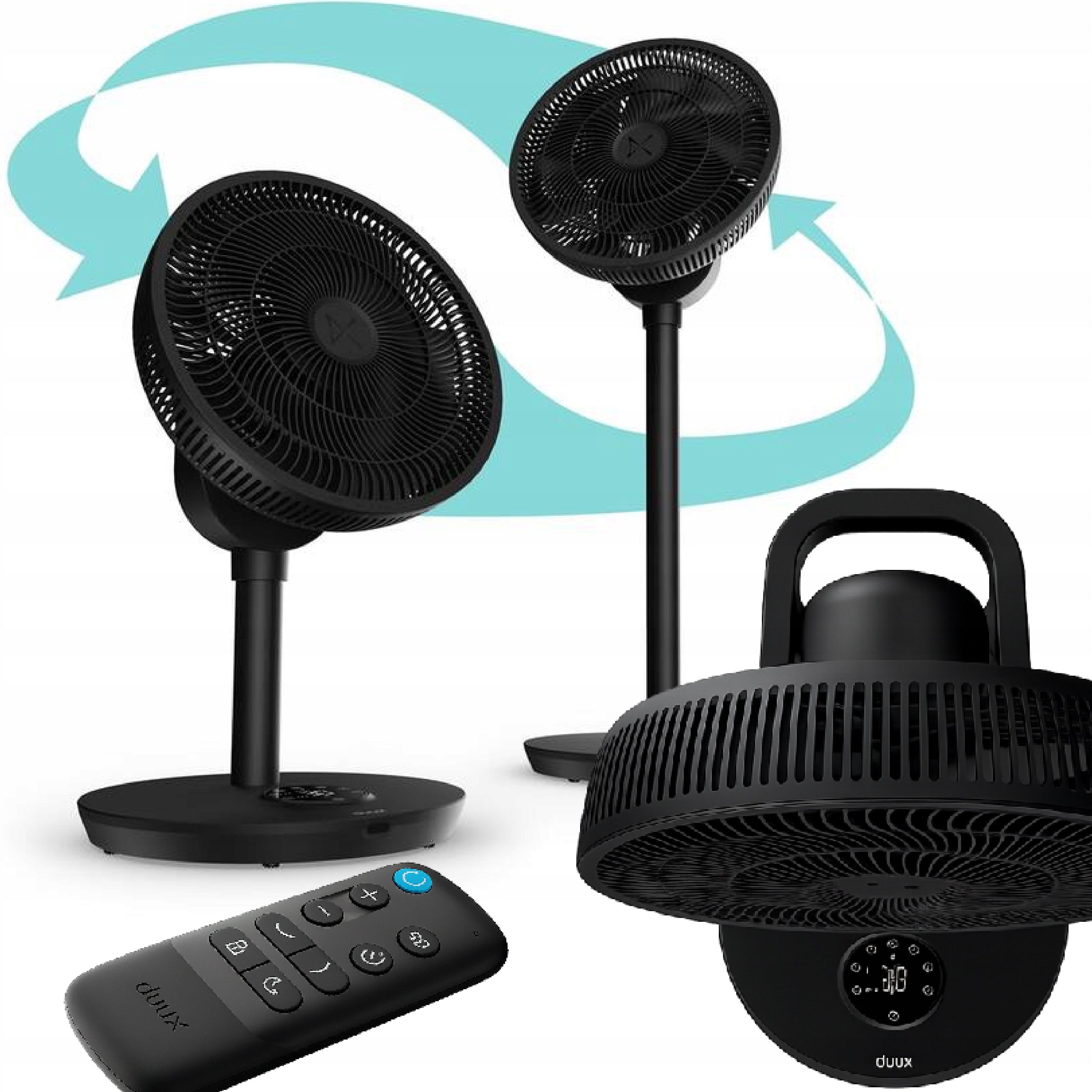 Floor fan Duux Whisper Flex 2 Smart black