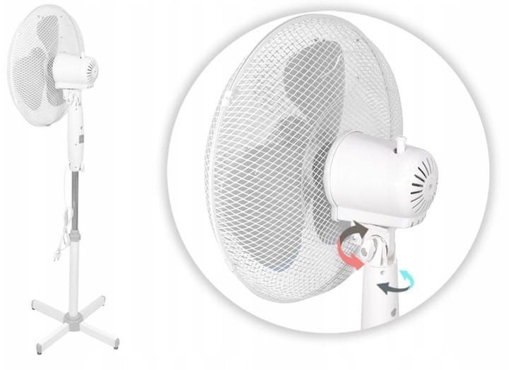 Floor fan Kinzo Windmill white Manufacturer code 2534279