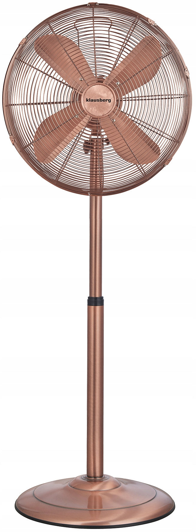 Floor fan Klausberg Round base yellow/gold