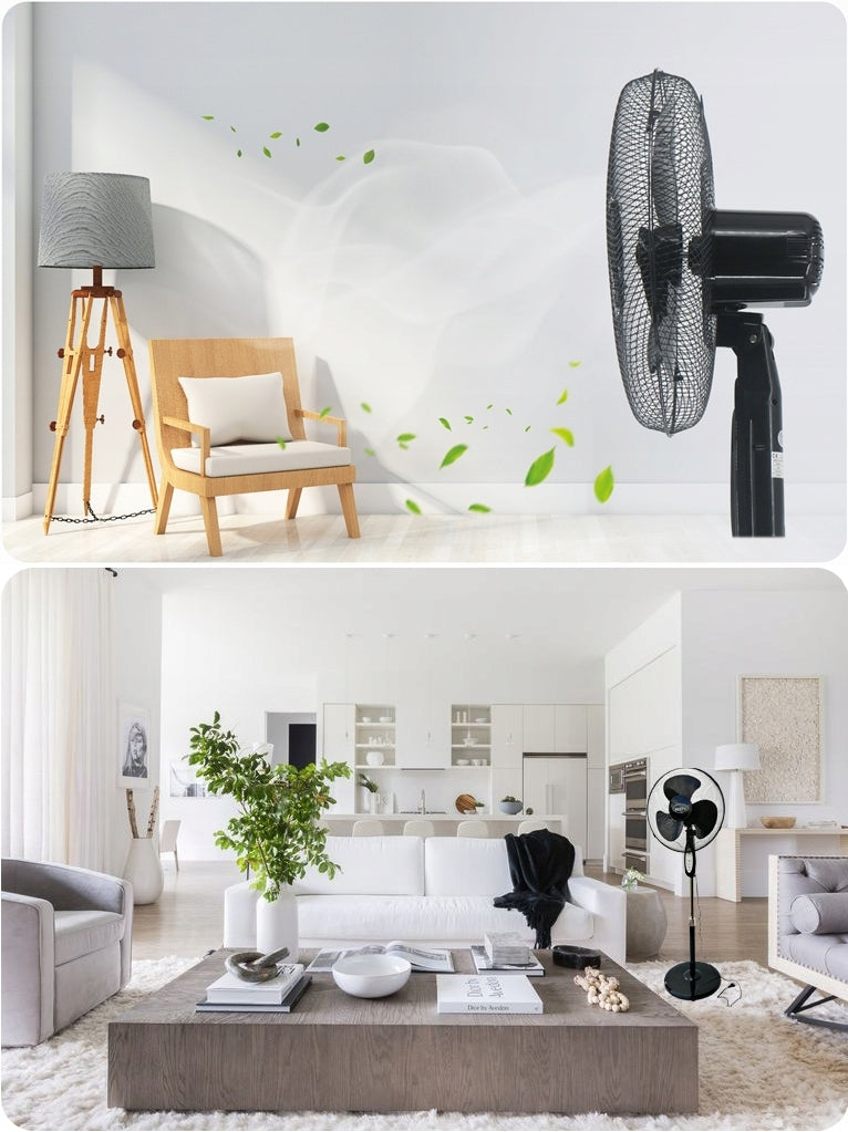 Floor fan standing Misty oscillation automatic remote control Power supply mains