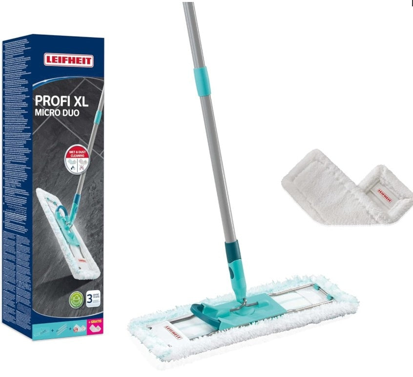 Floor mop LEIFHEIT PROFI XL Micro Duo + SuperDuster 55397 cloth