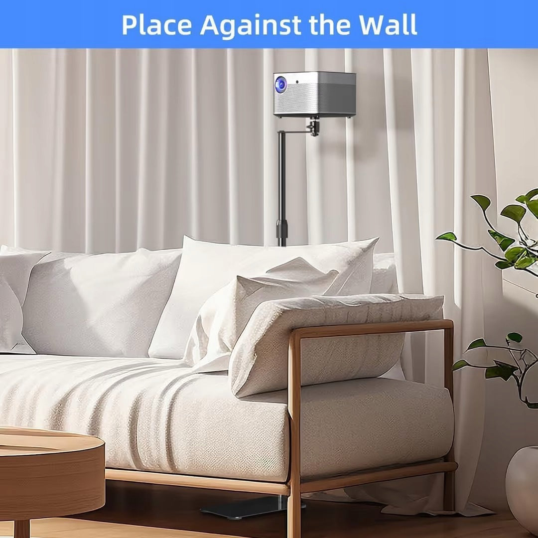 Floor projector holder 360° adjustable 101 – 138 cm metal black Brand no brand