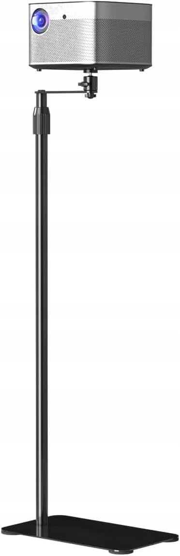 Floor projector holder 360° adjustable 101 – 138 cm metal black