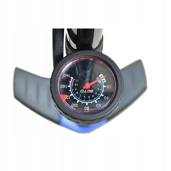 Floor pump BETO clamp AV,DV,FV CF2SGN black+blue Packaging status original
