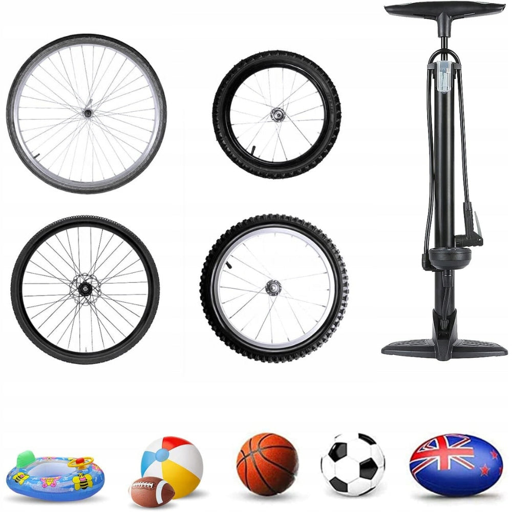 Floor pump MG with aluminum pressure gauge 11 bar STANDING STATIONARY STRONG Dominant material aluminum