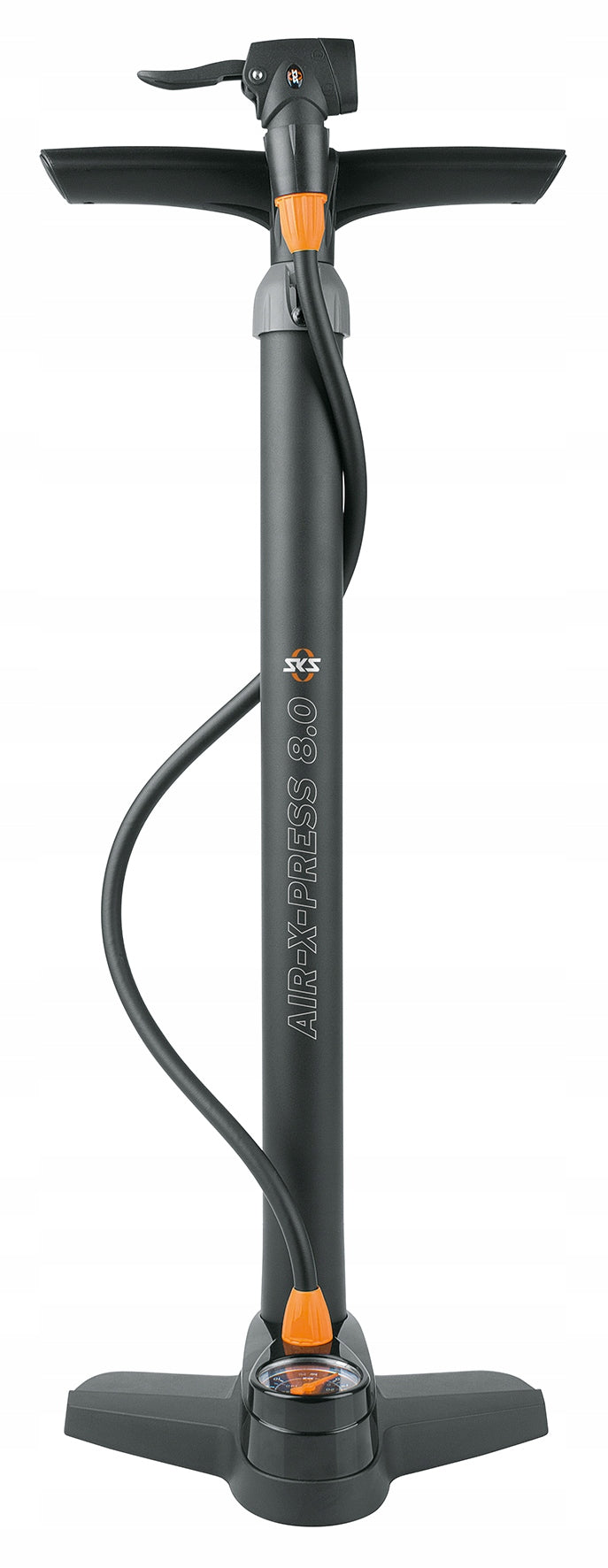 Floor pump SKS Air 8.0, pressure gauge 10bar, double tip AV/FV Packaging status original
