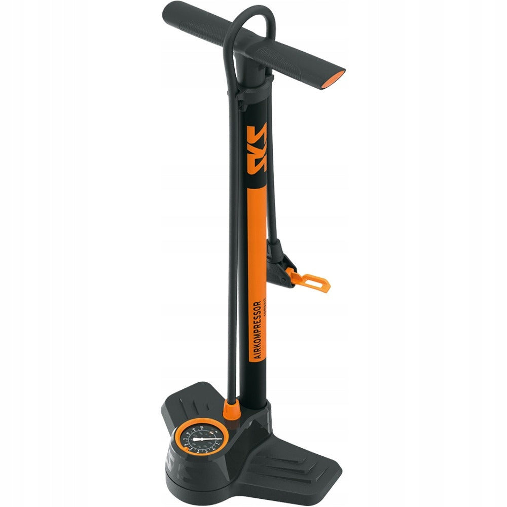 Floor pump SKS Airkompressor Compact 10.0 10 bar 144 psi Color black