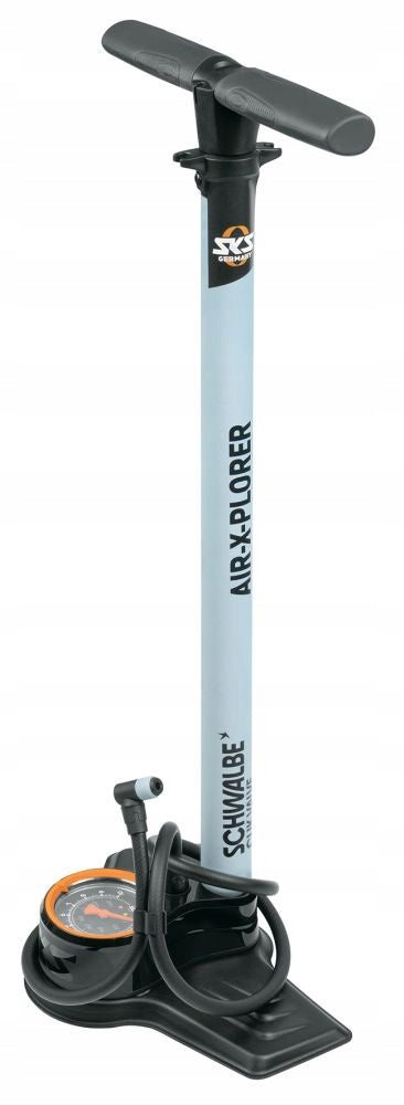 Floor pump SKS Germany Air-X-Plorer Clik Valve 10.0 white