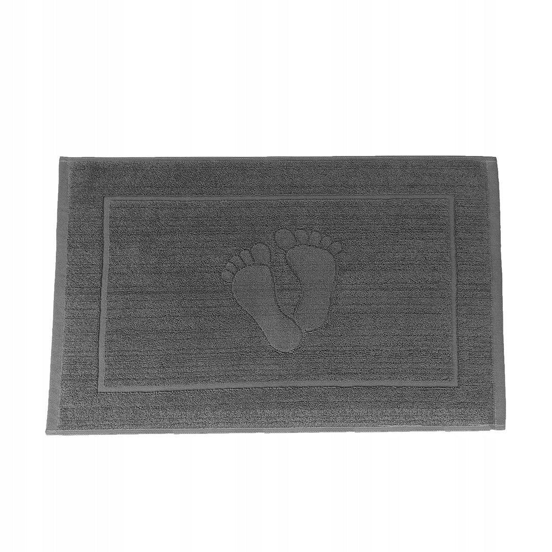 Floor towel 40x60cm with FEET Motif Anthracite
