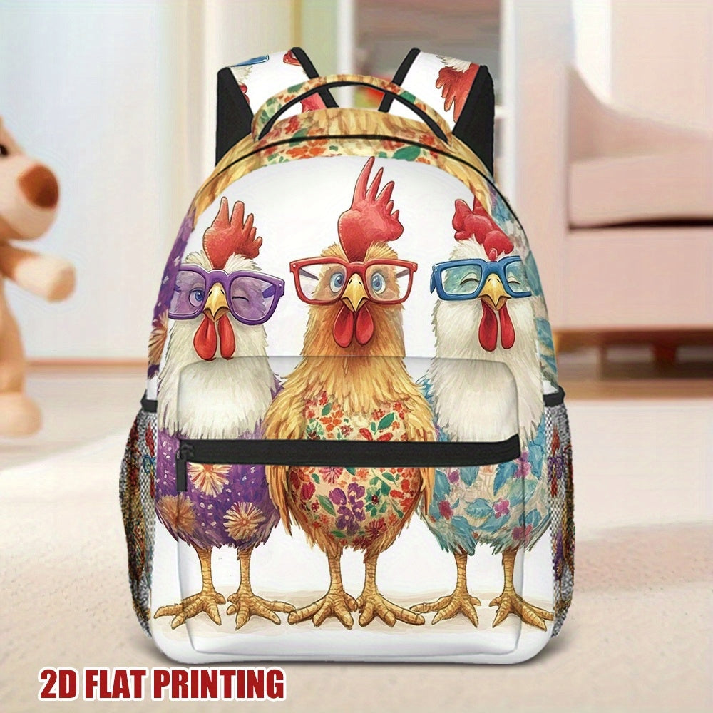 Floral Print Backpack for Girls - Stylish, Lightweight, Durable Travel Bag