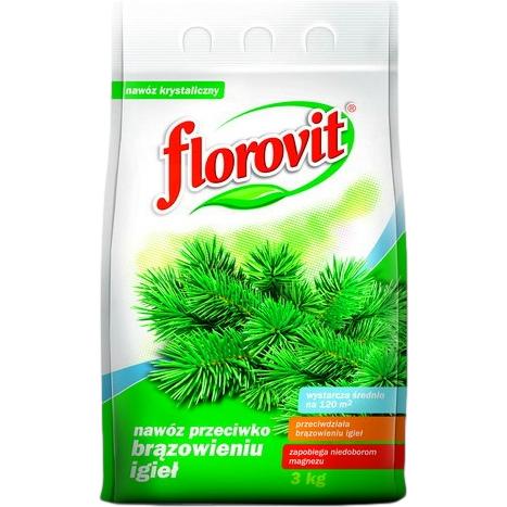Florovit Anti-Browning Needle Fertilizer 3kg Magnesium Sulfate Multicomponent Packaging status original