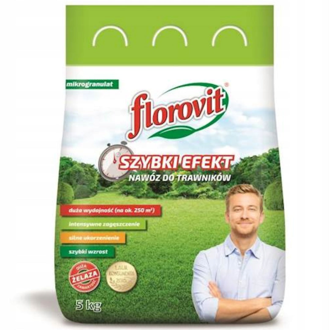 Florovit For Lawns Quick Effect 5 Kg Thick Green Intense Nourishment