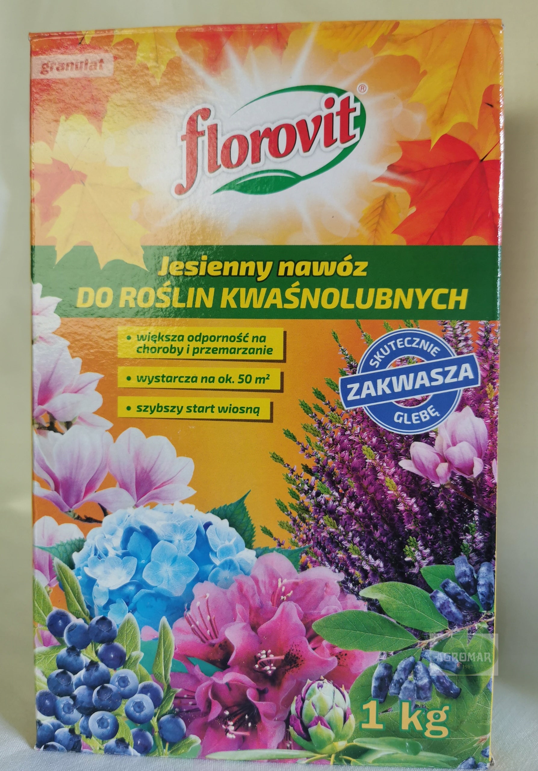 Florovit autumn fertilizer for acid-loving plants carton 1kg Manufacturer Grupa Inco