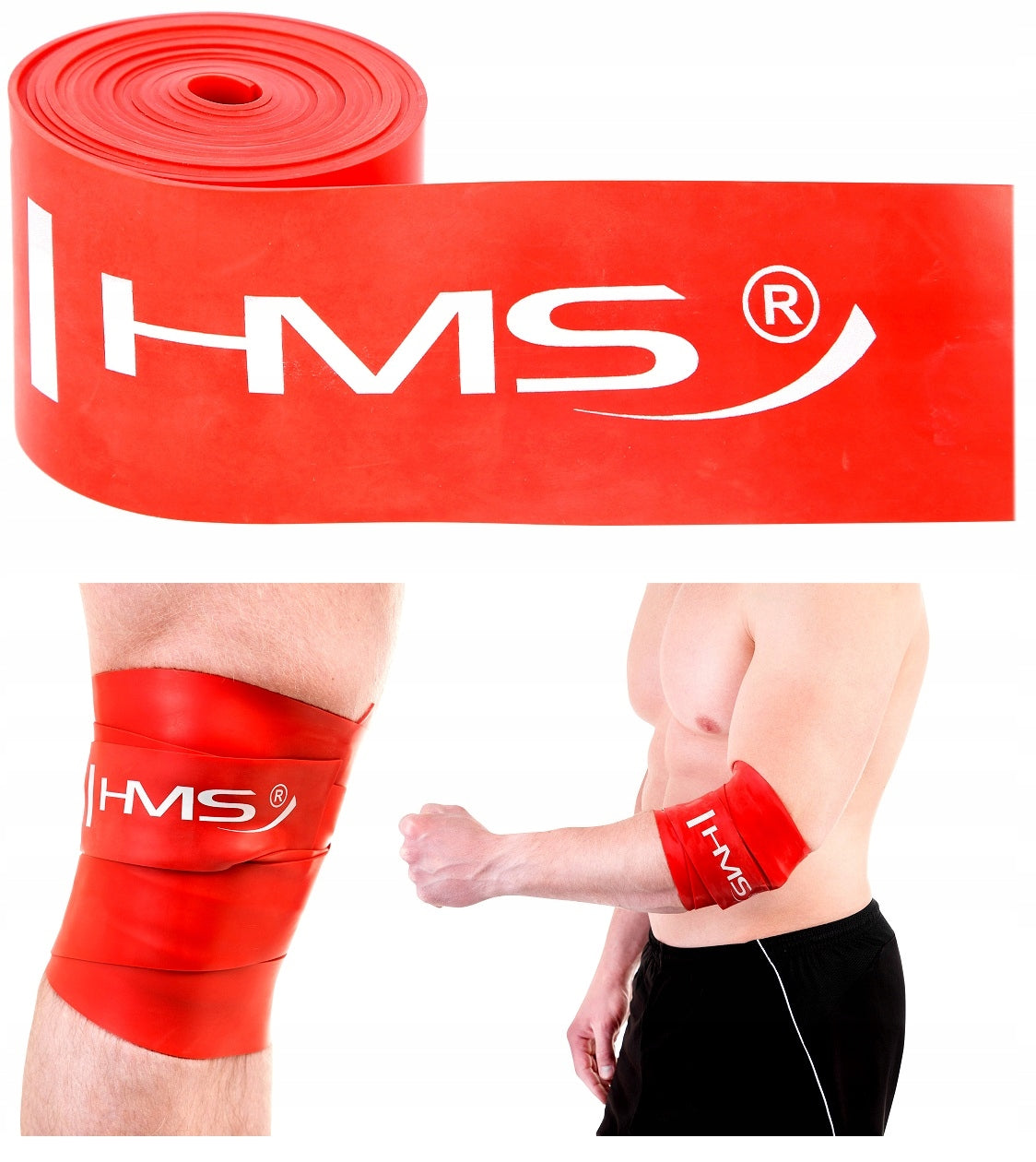 Floss Band FB01 HMS 2080 MM 50 MM 1.2 MM 9 KG Red Training Tape