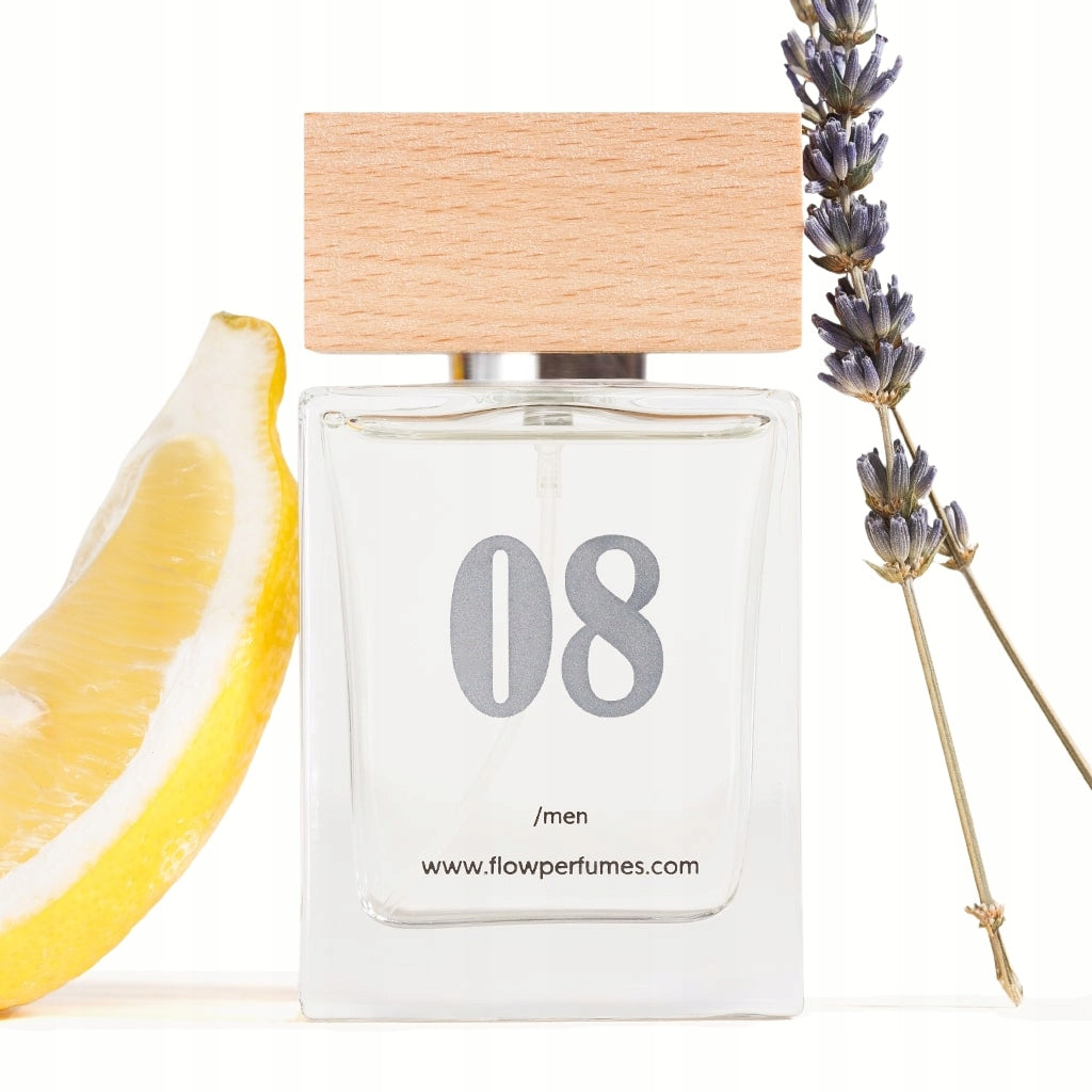 Flow Perfumes Perfume for men Scent No. 08 50 ml. - lemon, grapefruit