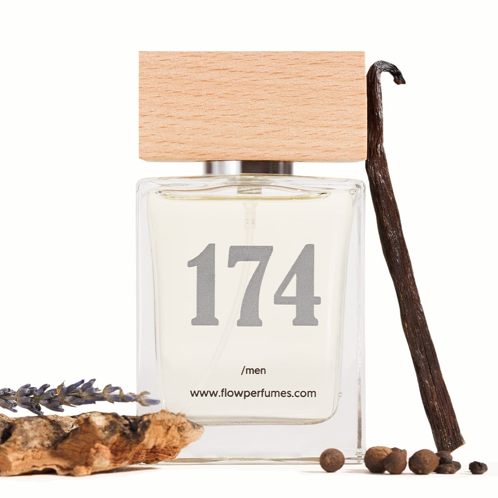 Flow Perfumes Perfume for men Scent No. 174 50 ml. -bergamot, elements
