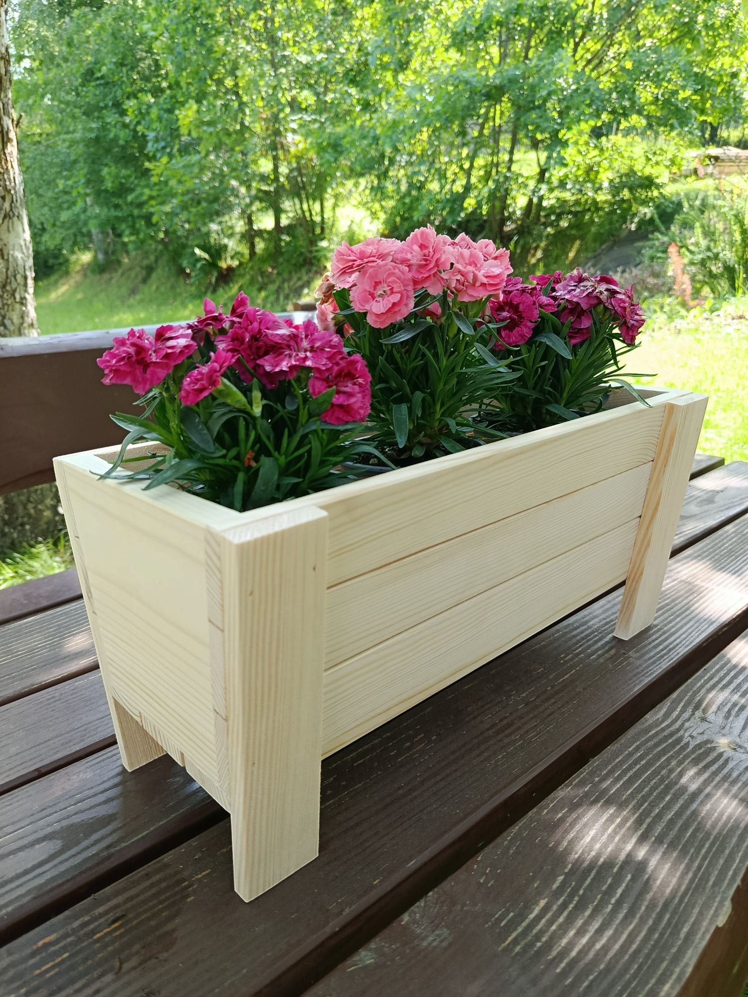 Flower Box Wooden Garden Vegetables Balcony ECO Manufacturer Brand no brand