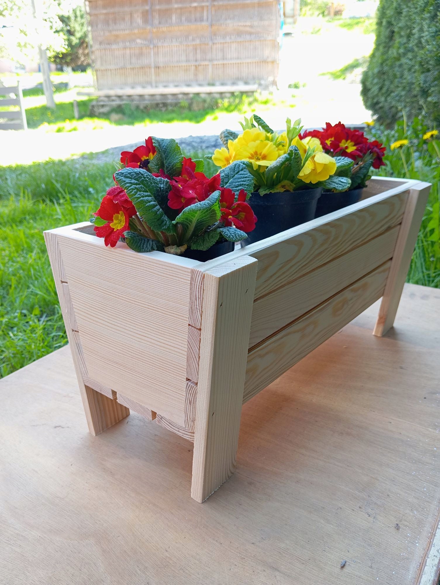 Flower Box Wooden Garden Vegetables Balcony ECO Manufacturer Color other